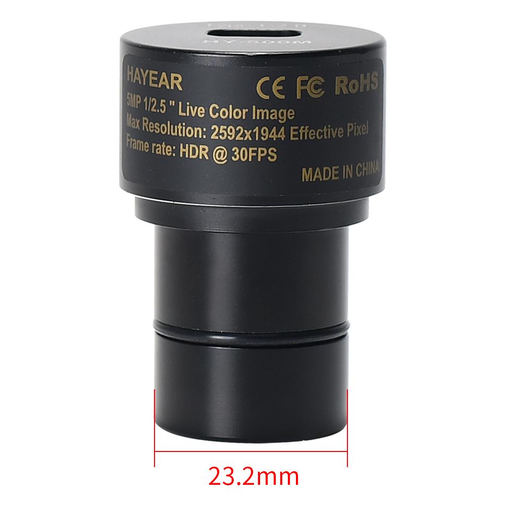 5MP CMOS USB2.0 Microscope Camera Digital Electronic Eyepiece Free Driver Microscope High Speed Industrial Camera Compatible with Wins 2000 XP WIN7