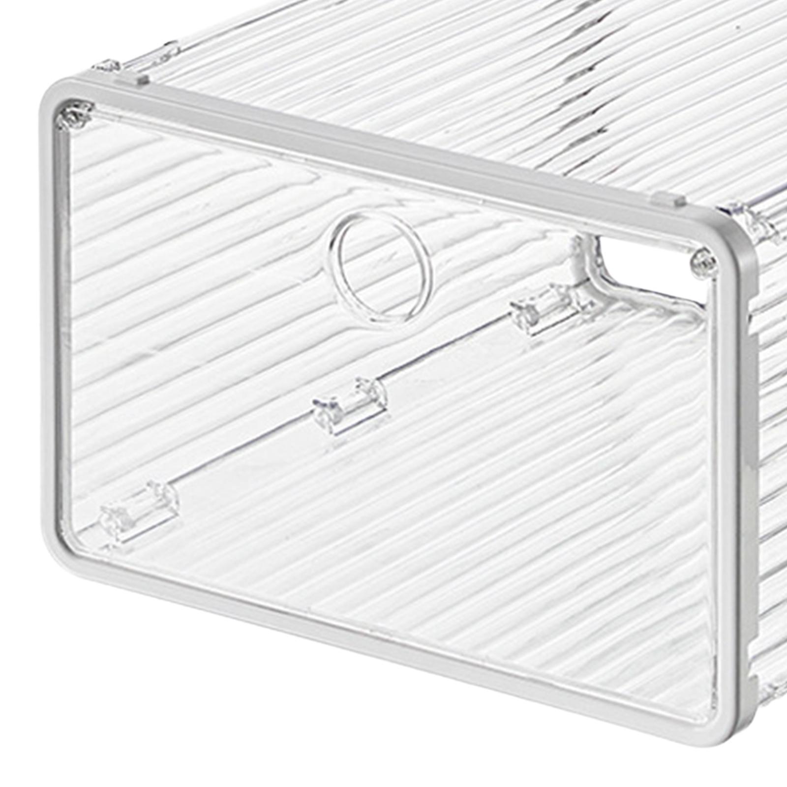 Shoe Storage Box Shoe Organizer with Lid Shoe Holder for Closet Apartment RV