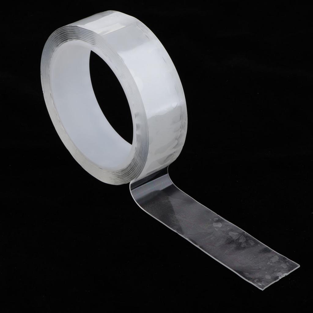 1/2/3/5M Double-Sided Adhesive Tape Traceless 1/2mm Gel Tape for Kitchen