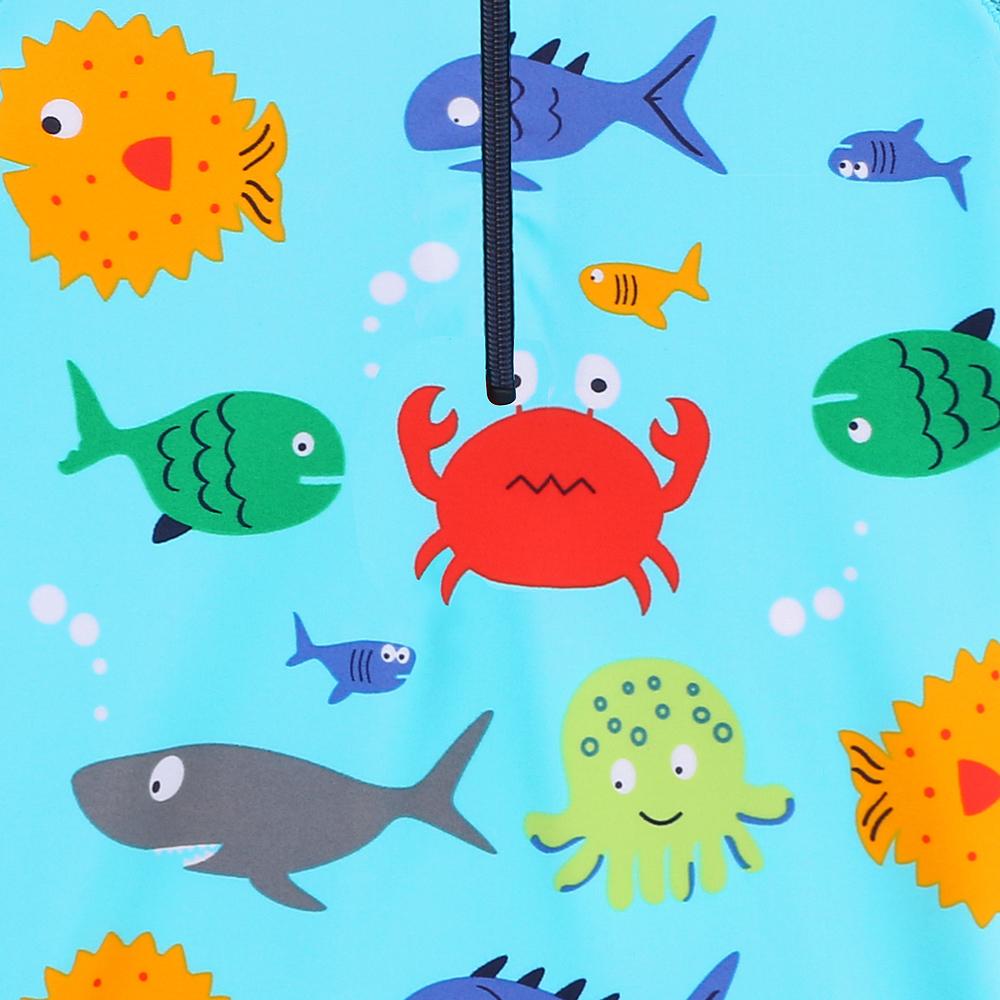 Baohulu Hoạt Hình Đáng Yêu Cho Bé Bơi Chống Nắng Dài Tay Đồ Bơi Trẻ Em Cho Bé Trai Bé Gái Tập Đi Cho Bé Gái Áo Bơi Đi Biển Trẻ Em