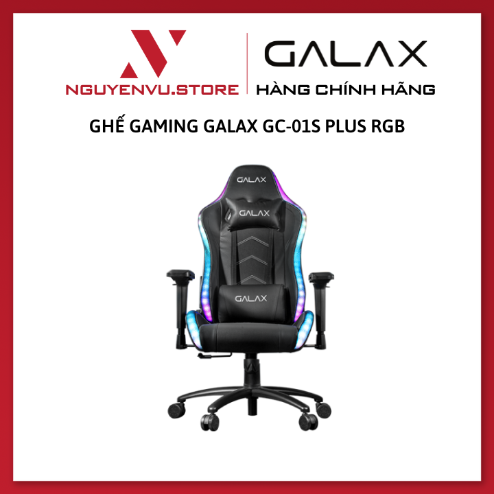 Ghế Gaming GALAX GC-01S Plus Led RGB -Hàng Chính Hãng