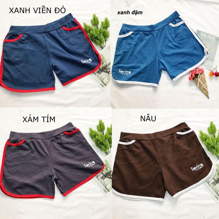 Quần đùi Quần Sọt Lưng Thun Rút Dây Cho Nữ - size từ 52kg lên đến 70kg