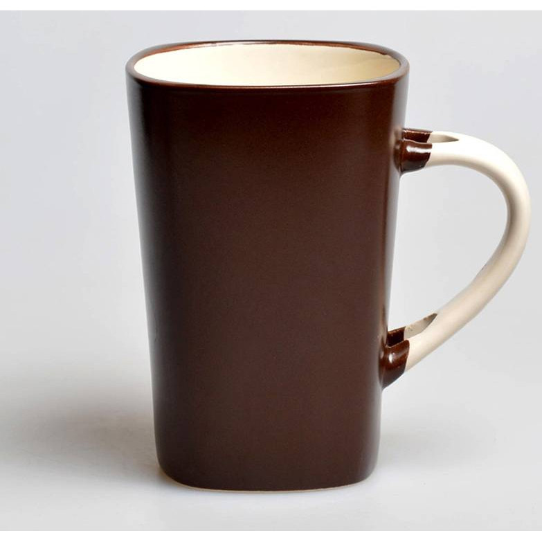 Ly cốc sứ Cafe có quai màu tương phản 300ml