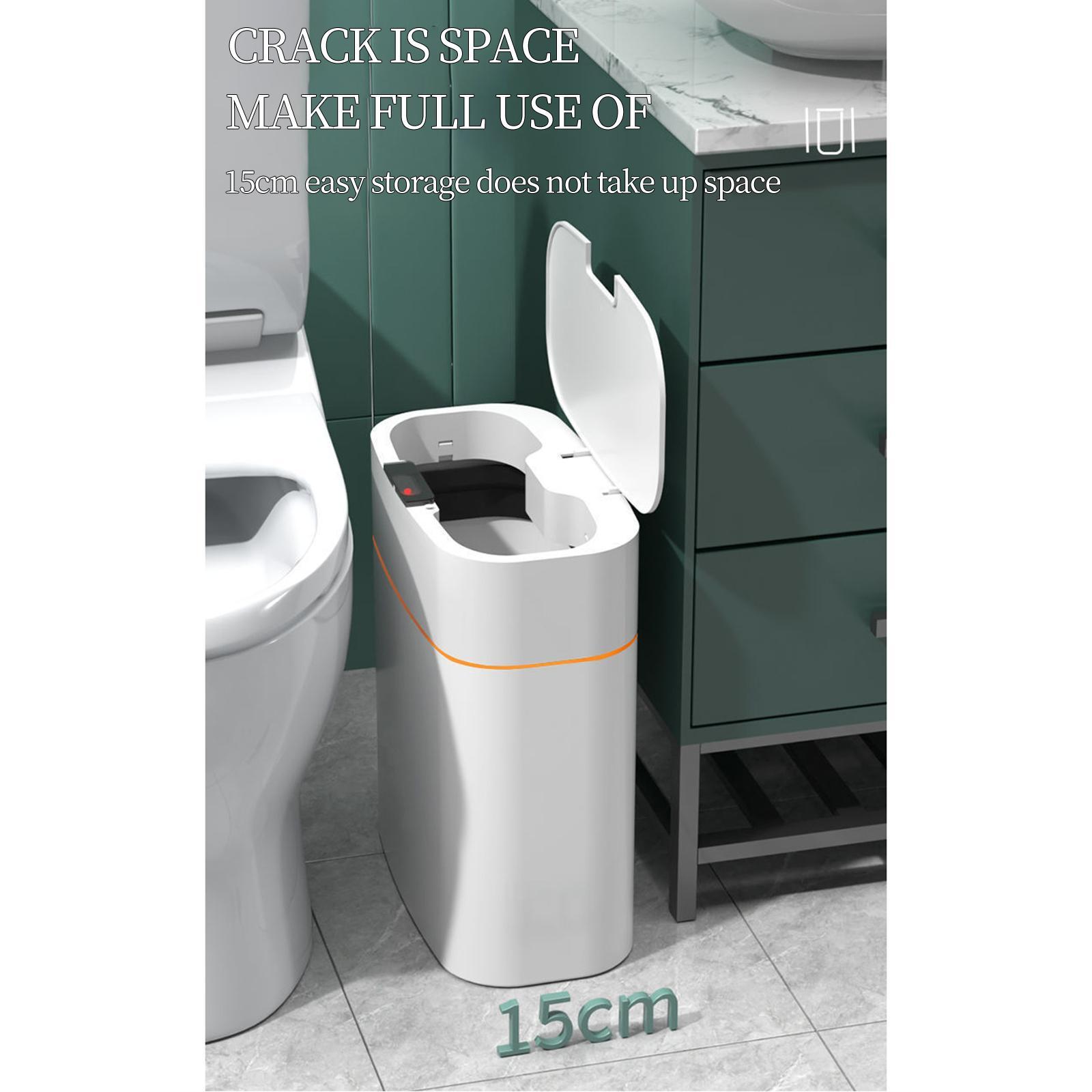 16L Intelligent Garbage Bin with Lid Large Capacity for Home Study Office