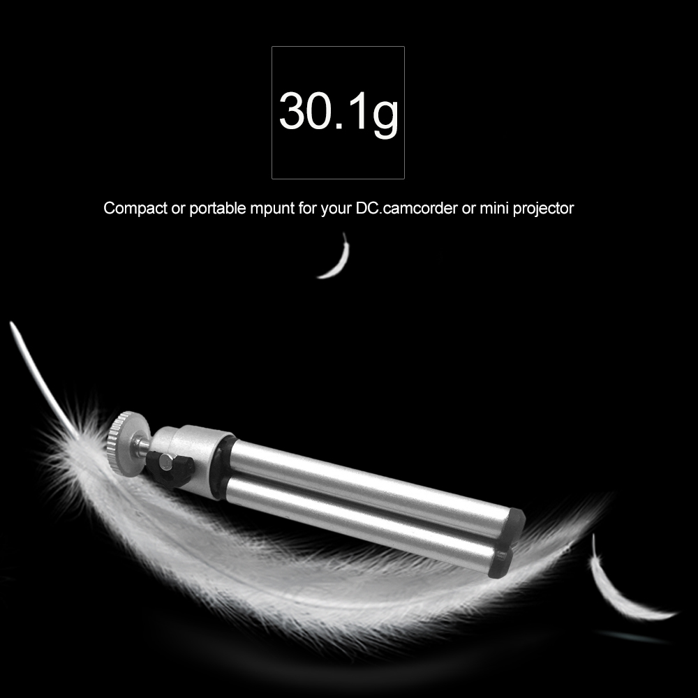 Chân Đế Máy Chiếu Mini Linh Hoạt Bằng Hợp Kim Nhôm Màu Bạc