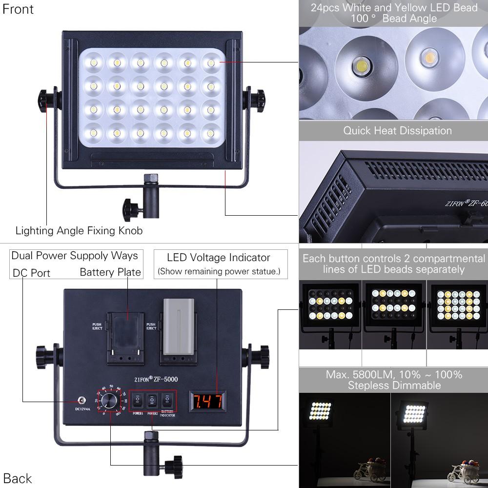 Đèn Led Video Zifon ZF-5000