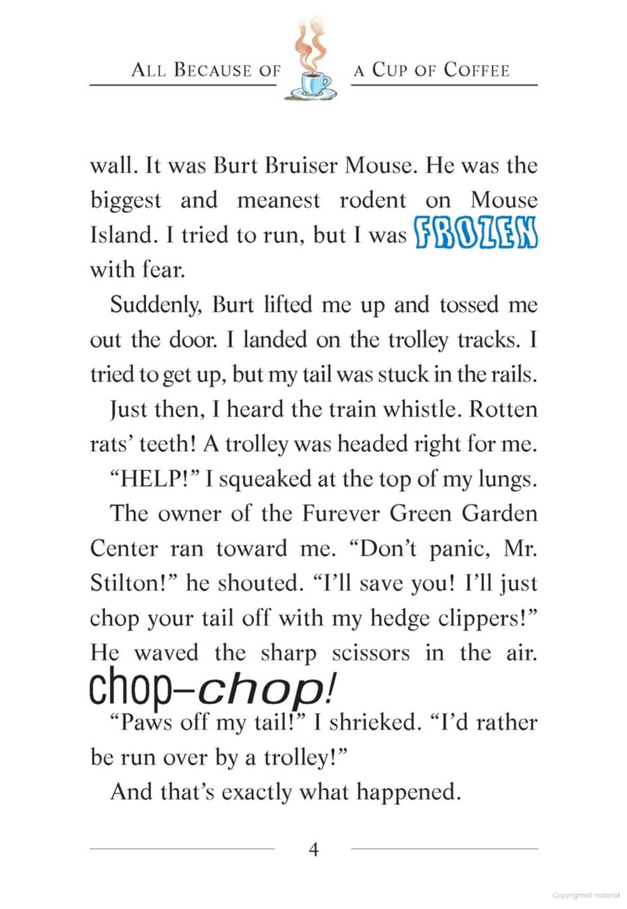 Sách ngoại văn: Geronimo Stilton - Book 10 - All Because Of A Cup Of Coffee