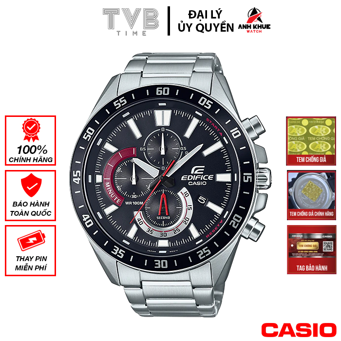 Đồng hồ nam dây kim loại Casio Edifice chính hãng EFV-620D-1A4VUDF