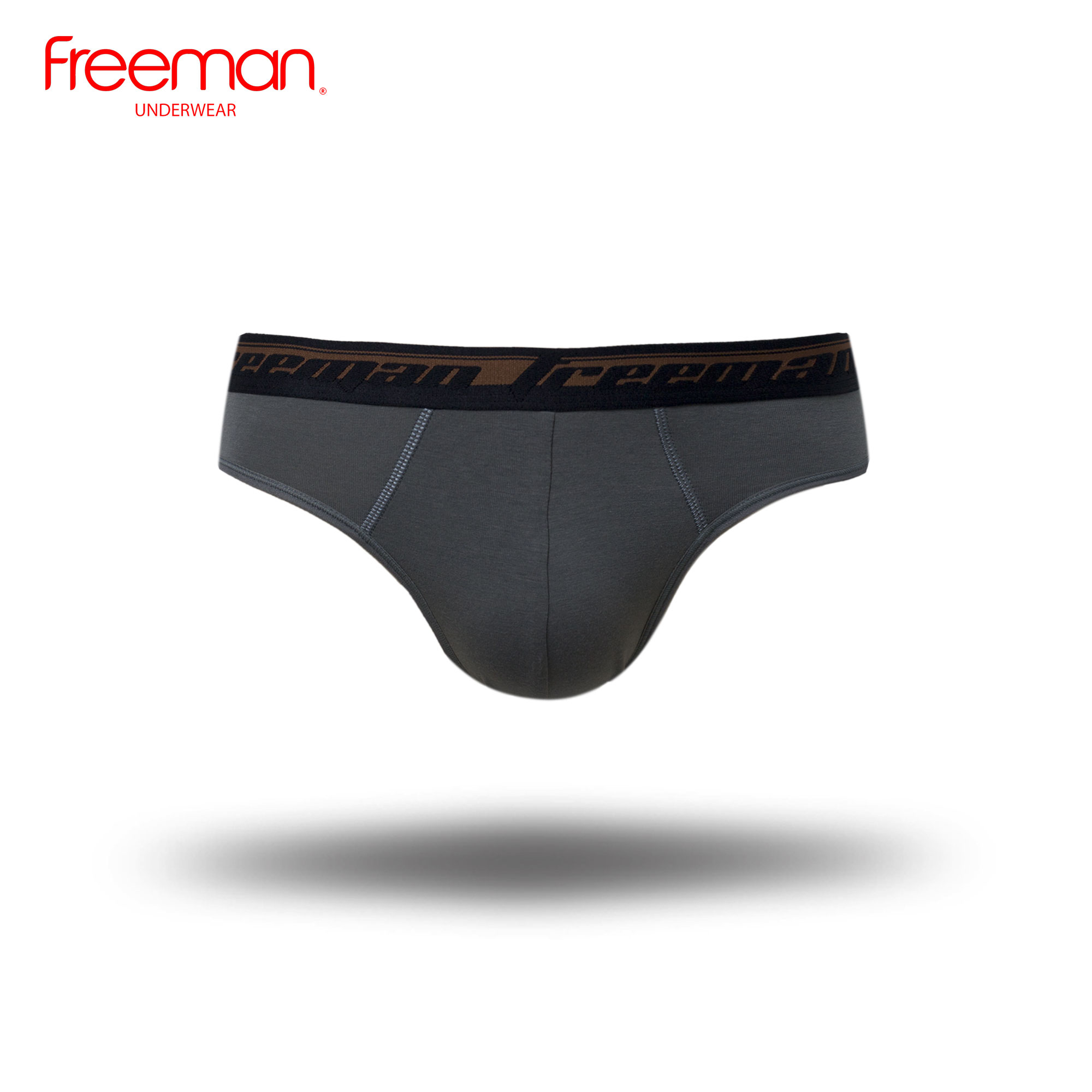 Combo 3 quần lót nam Freeman lưng thun bản, chất liệu TC spandex 6060