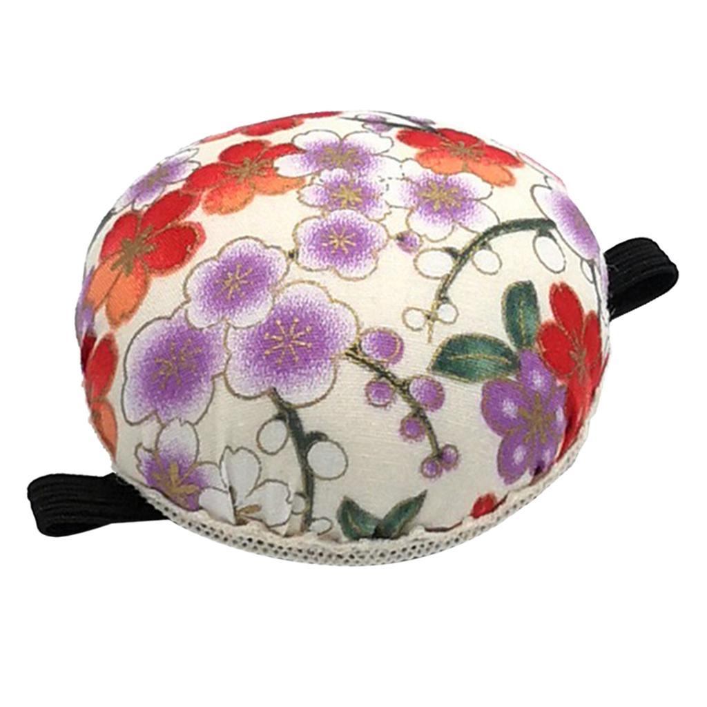 Sewing /Pin Cushion Wrist Pin Holder Tools Blue