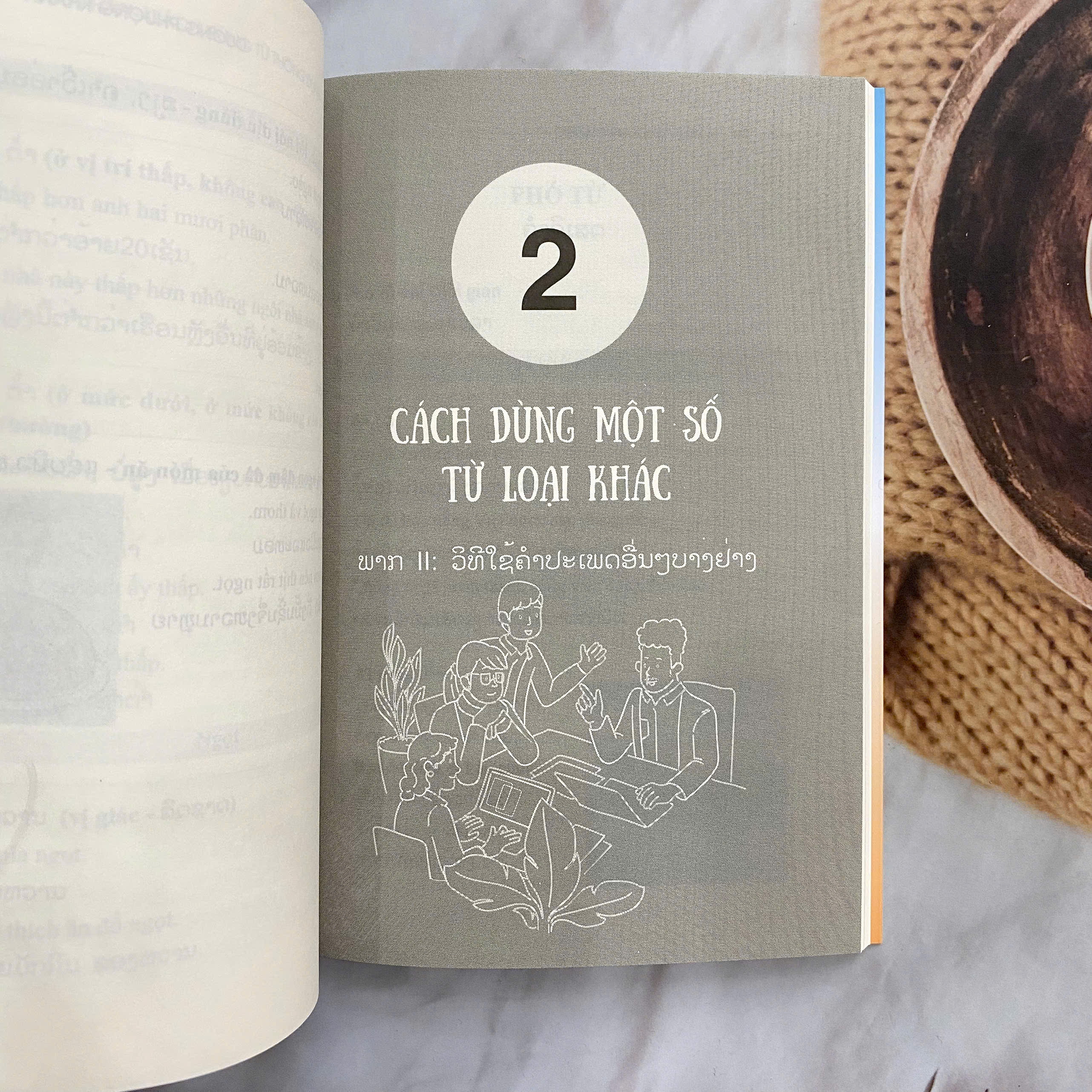 Sách - Ngữ pháp - Cách dùng từ thông dụng tiếng Lào