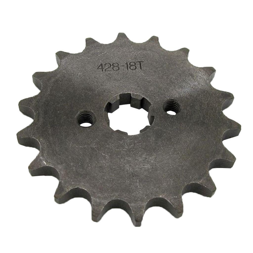 2X 18T 17mm 428 Chain Front Sprocket Cog Quad Dirt Bike ATV Buggy