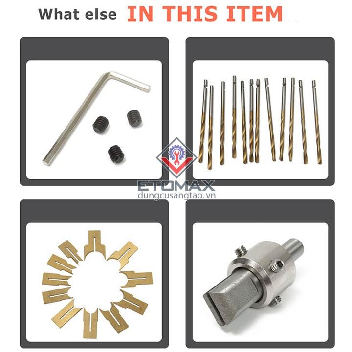 Mũi khoan tạo hạt chuỗi 8 trong 1