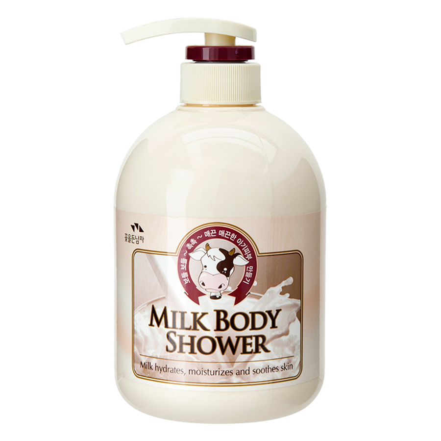 Sữa Tắm Chăm Sóc Da Tinh Chất Sữa Cosmocos Flor De Man Milk Body Shower 500ml