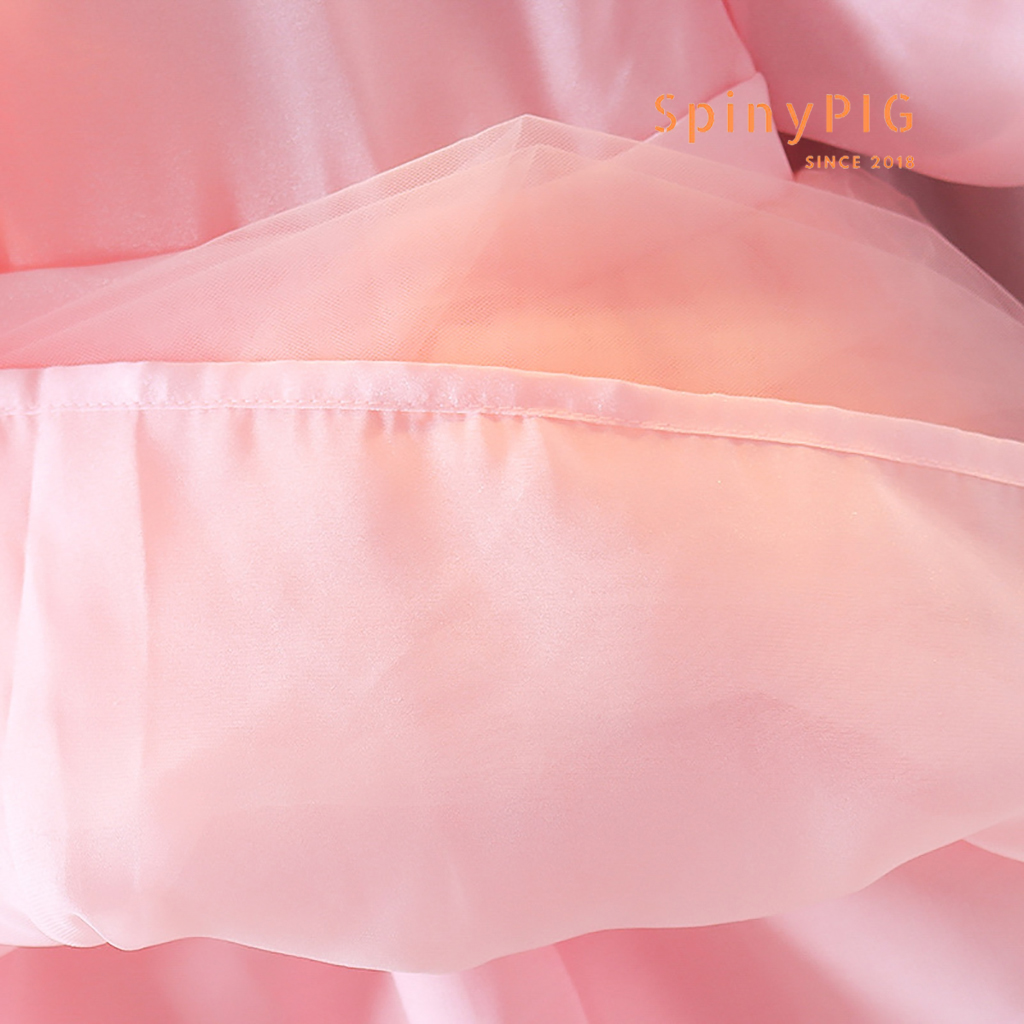 Váy cho bé gái 0-4 tuổi chất liệu ren và satin cực xinh dành cho mùa hè thu