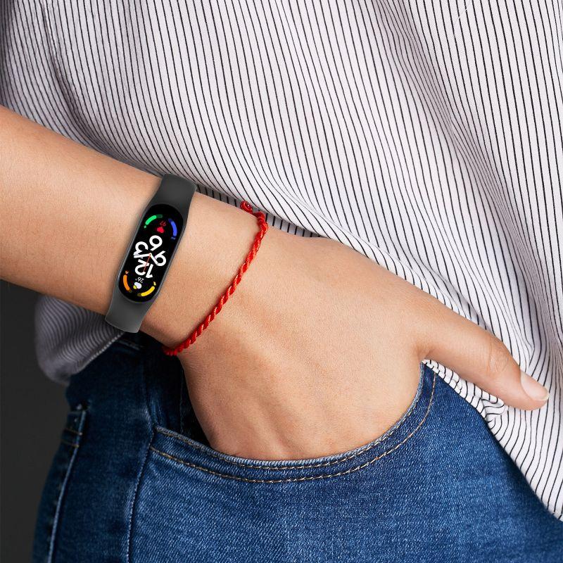 Dây Đeo Cao Su Thay Thế Cho Xiaomi Mi band 7 Siêu Mềm