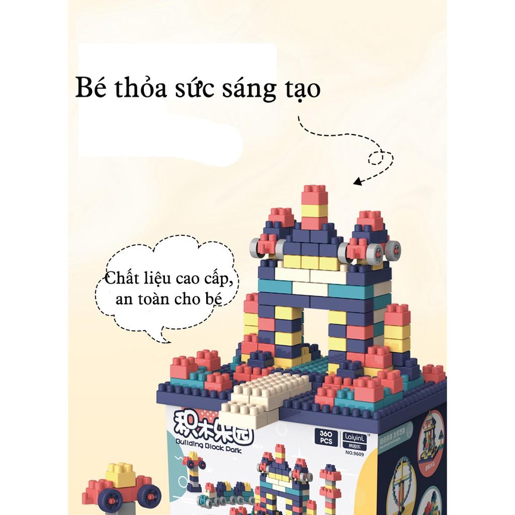 Bộ Lego 520 chi tiết xếp hình sáng tạo cho trẻ trên 3 tuổi