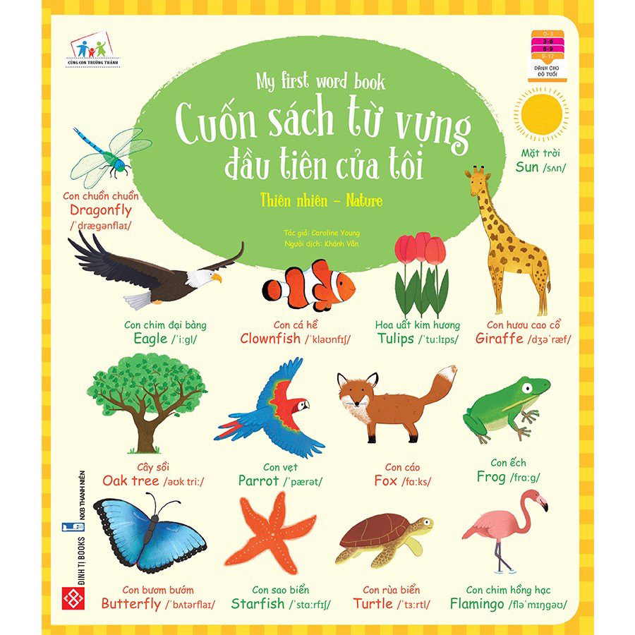 Cuốn Sách Từ Vựng Đầu Tiên Của Tôi - My First Word Book - Thiên Nhiên - Nature