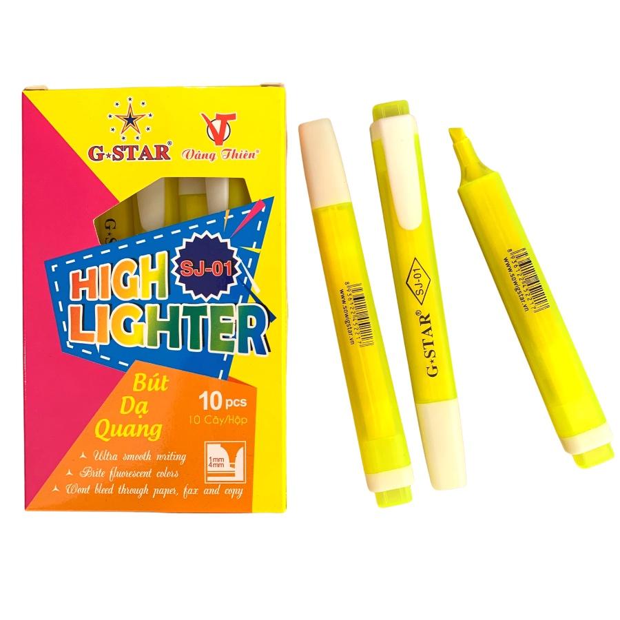 Combo 3 cây bút dạ quang Gstar SJ 01 ( 3 màu cam, vàng, xanh )
