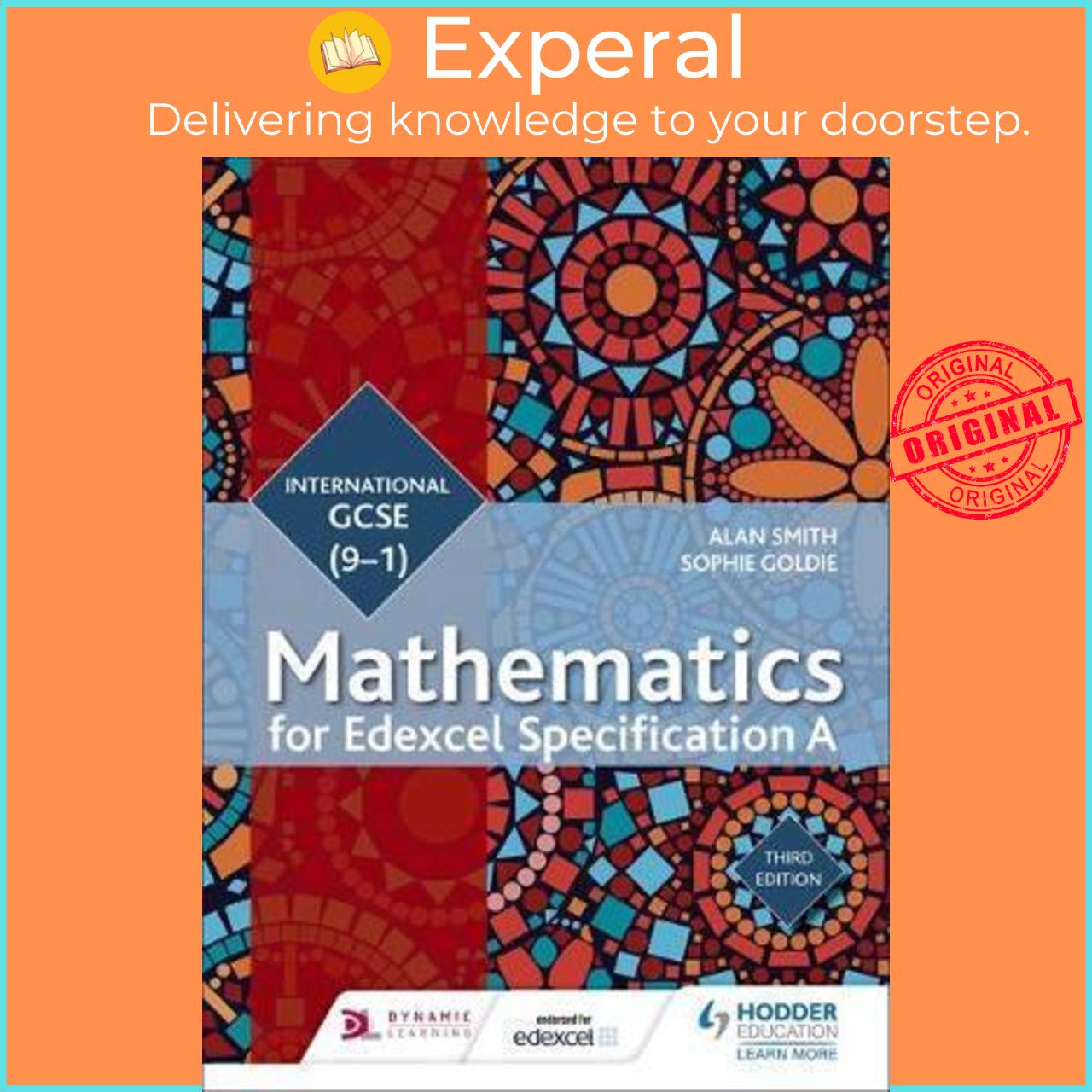Sách - Edexcel International GCSE (9-1) Mathematics Student Book Third Edition by Alan Smith (UK edition, paperback)