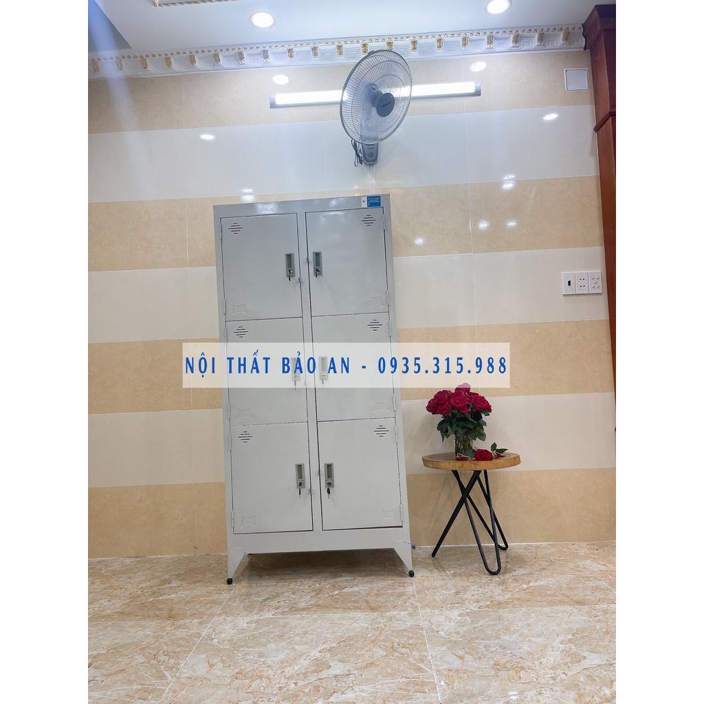 Tủ hồ sơ văn phòng 6 cửa cao 1m8 - BA