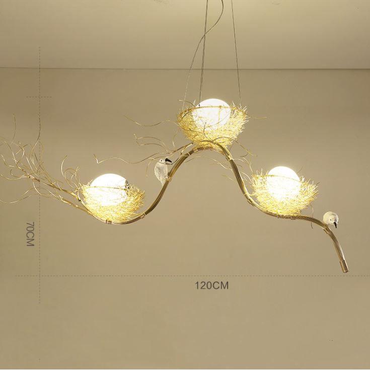 Đèn thả kiểu dáng độc đáo trang trí nội thất cao cấp, sang trọng - kèm bóng LED chuyên dụng.