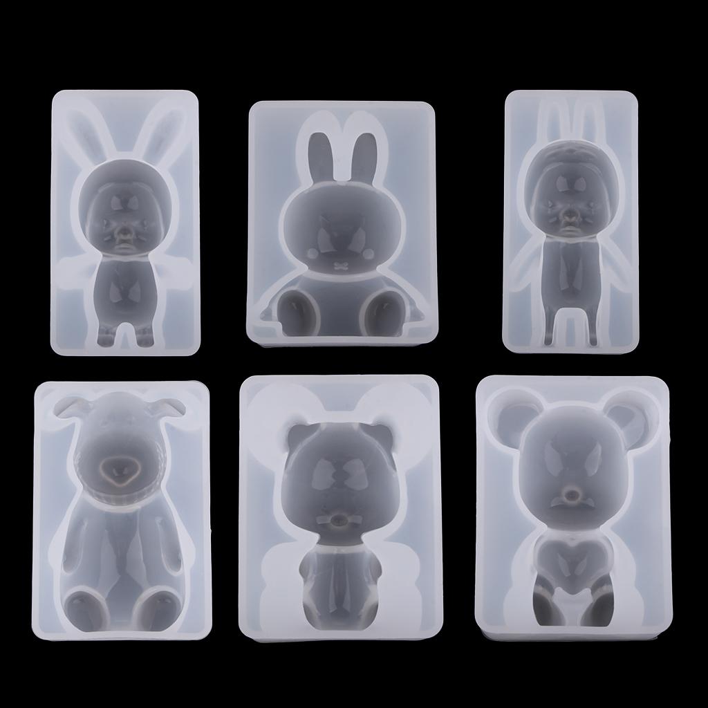 Silicone Clay Resin Casting Mold DIY Home Party Ornament Jewelry Making Necklace Pendants Mold Fondant Cake Chocolate Mould