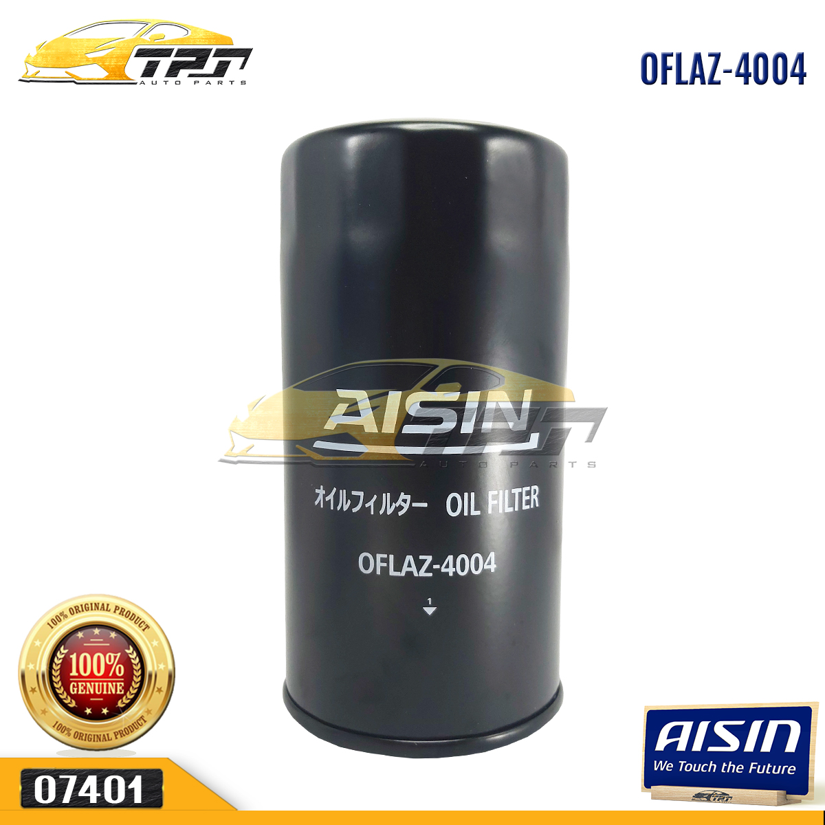 Lọc Nhớt Lọc dầu động cơ xe Isuzu D-Max 05-13 Chevrolet Colorado [OFLAZ-4004] JAPAN-[AISIN]