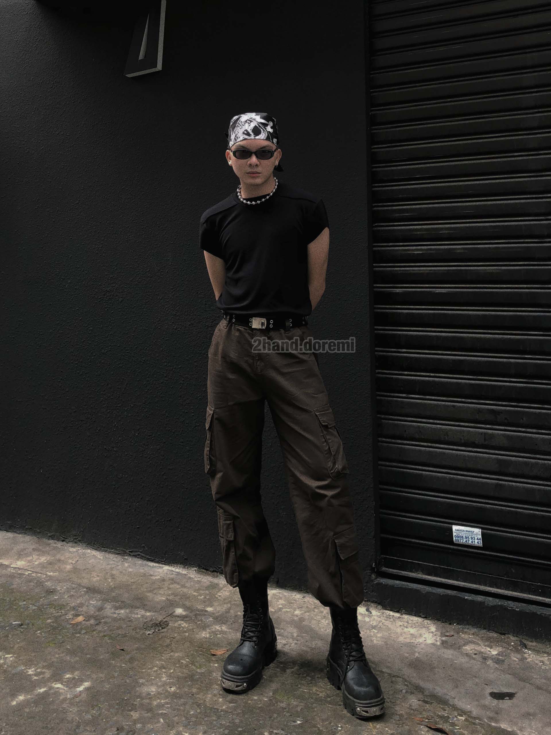 Quần Kaki Túi Hộp Nam Nữ Reetro 8 - Đặc Biệt Nhiều Túi - Quần Cargo Pants Ống Rộng