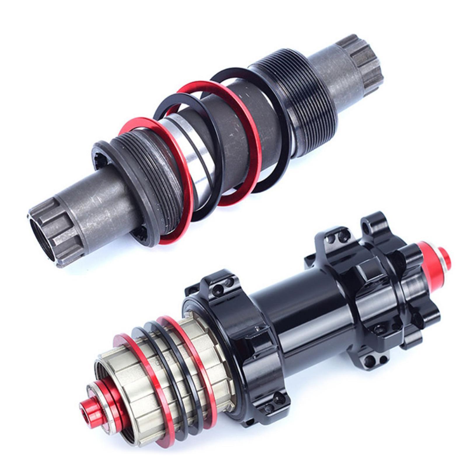 2x5x Metal Bike Bottom Bracket Gasket Cassette Hub Sprocket Washer Black 2.5mm