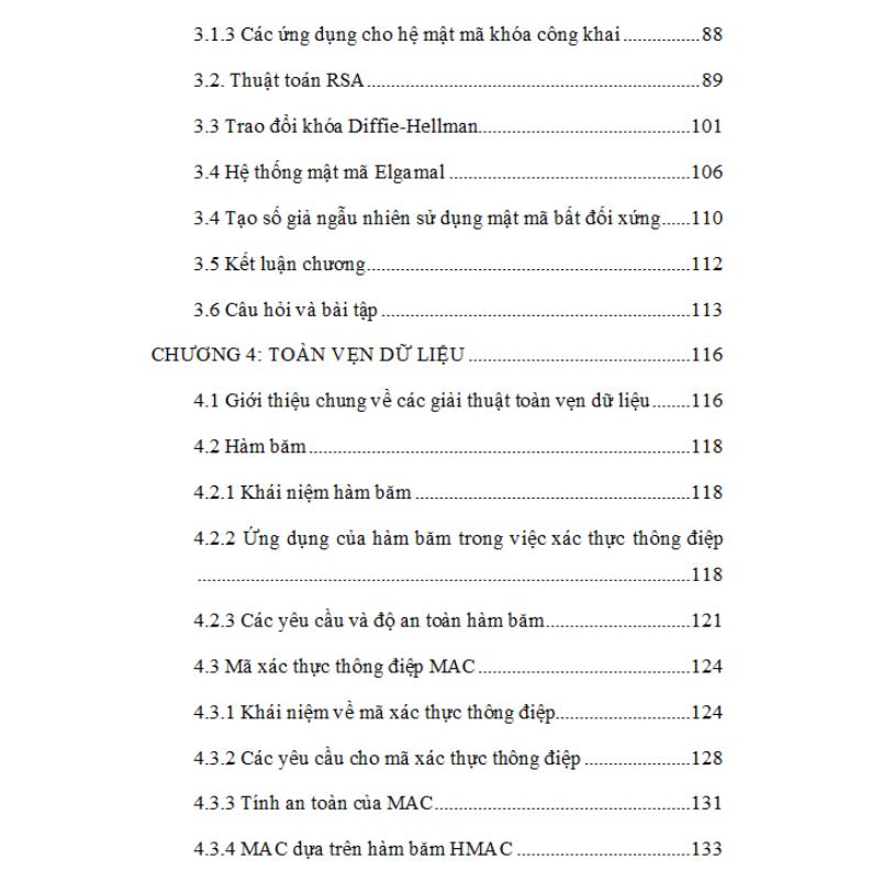 Giáo trình An toàn mạng Thông tin