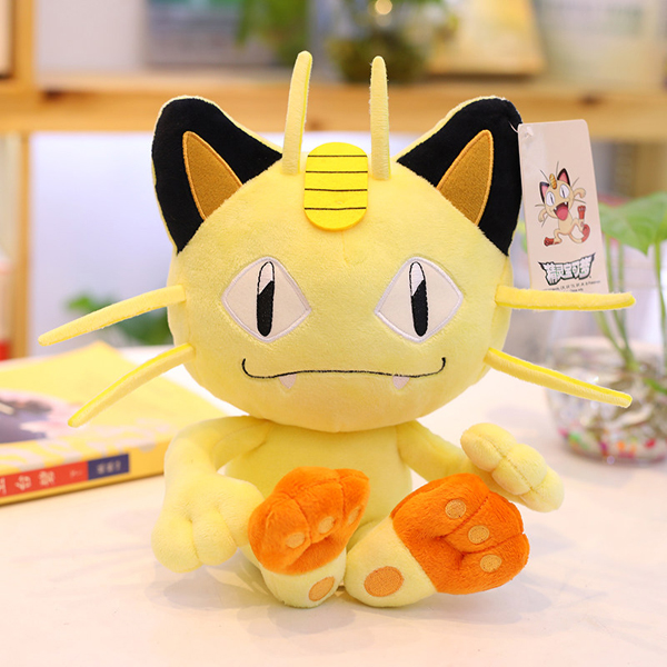 Gấu Bông Pokemon Mèo Meowth Lém Lĩnh (25 Cm) Gb126 (Tặng 1 Đèn Led 8 Bóng Siêu Sáng Cắm Cổng Usb)