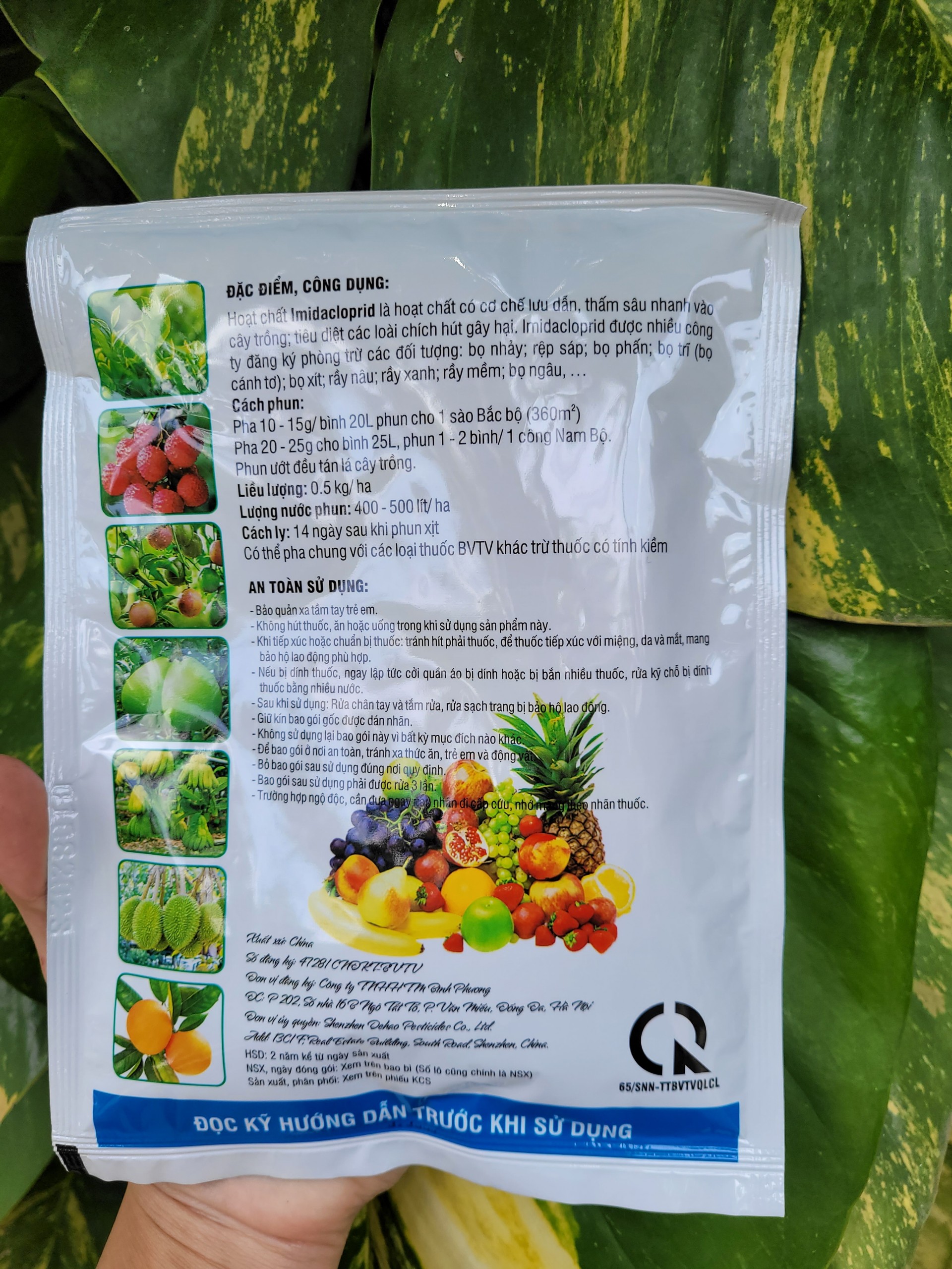 Vua imida gói 100g (Imidacloprid 100g/kg) diệt sạch chích hút, bọ trĩ, rầy nâu, rầy xanh