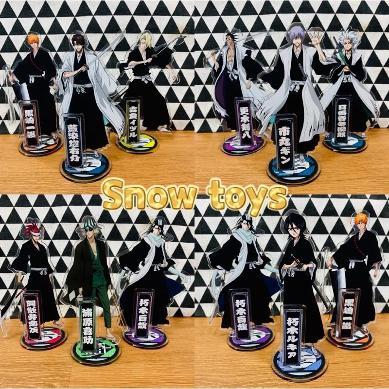 Mô Hình Tượng Standee Acrylic Mica 2 mặt - Bleach - Ichigo Rukia Kisuke Kenpachi Gin Byakuya Izuru Toshiro Aizen Renji