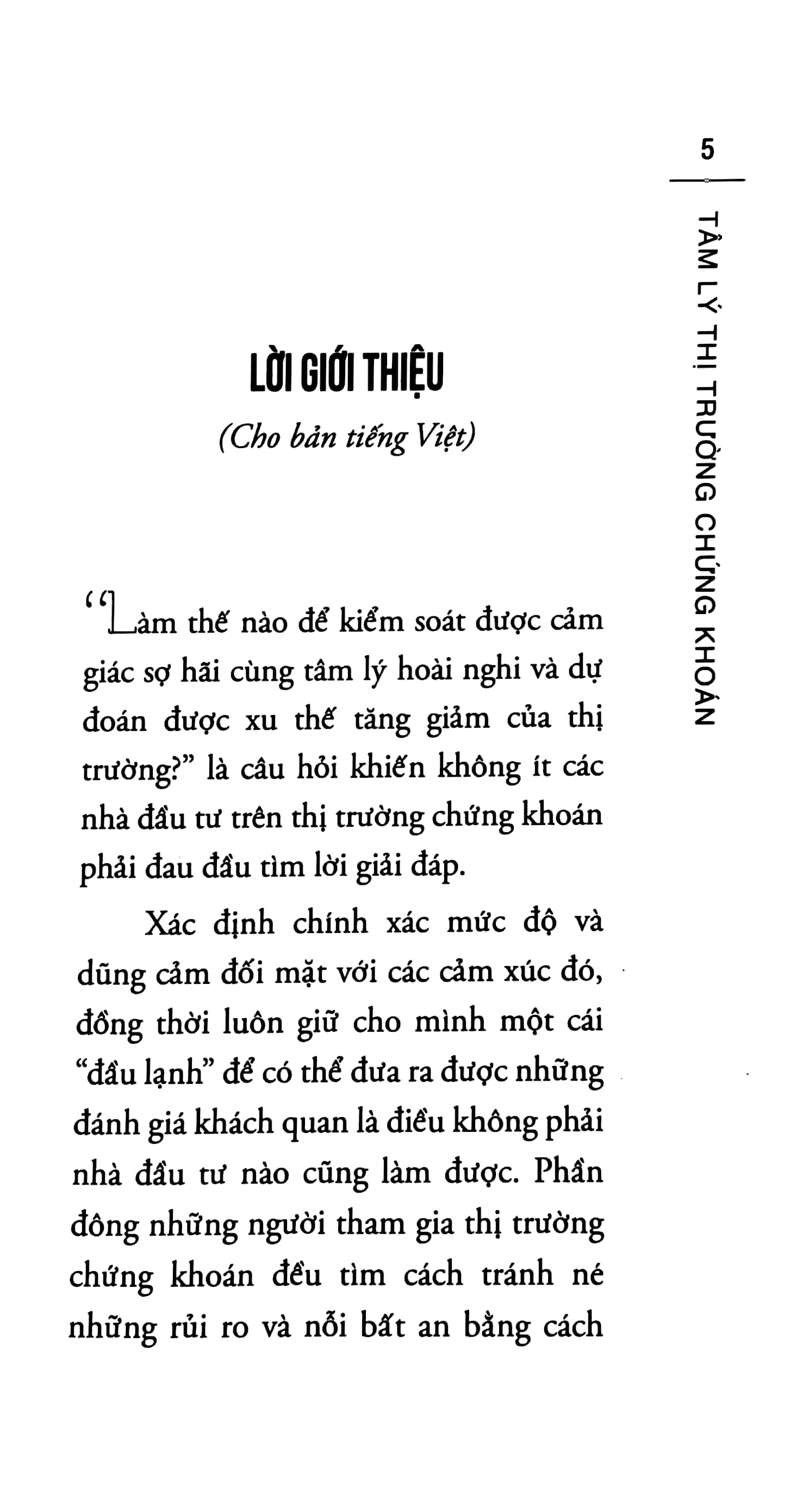 Tâm Lý Thị Trường Chứng Khoán (Quà Tặng Card Đánh Dấu Sách Đặc Biệt)