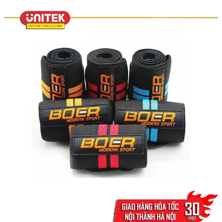 Đai quấn bảo vệ cổ tay khi tập Gym BOER (Xỏ ngón cái)