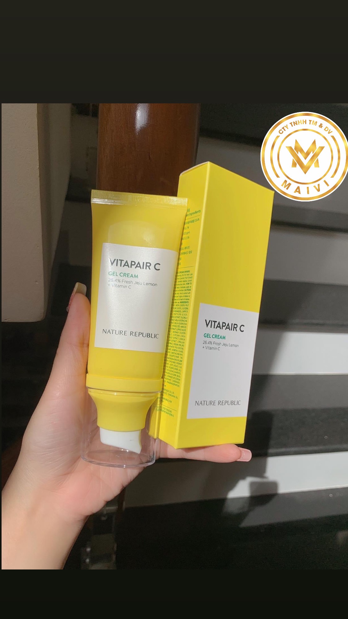 Kem Dưỡng Sáng Da Nature Republic Vitapair C Gel Cream