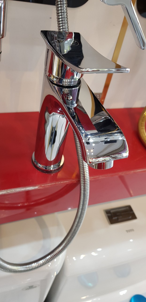 Vòi lavabo cắm chậu đồng mạ croom cao cấp TA 209