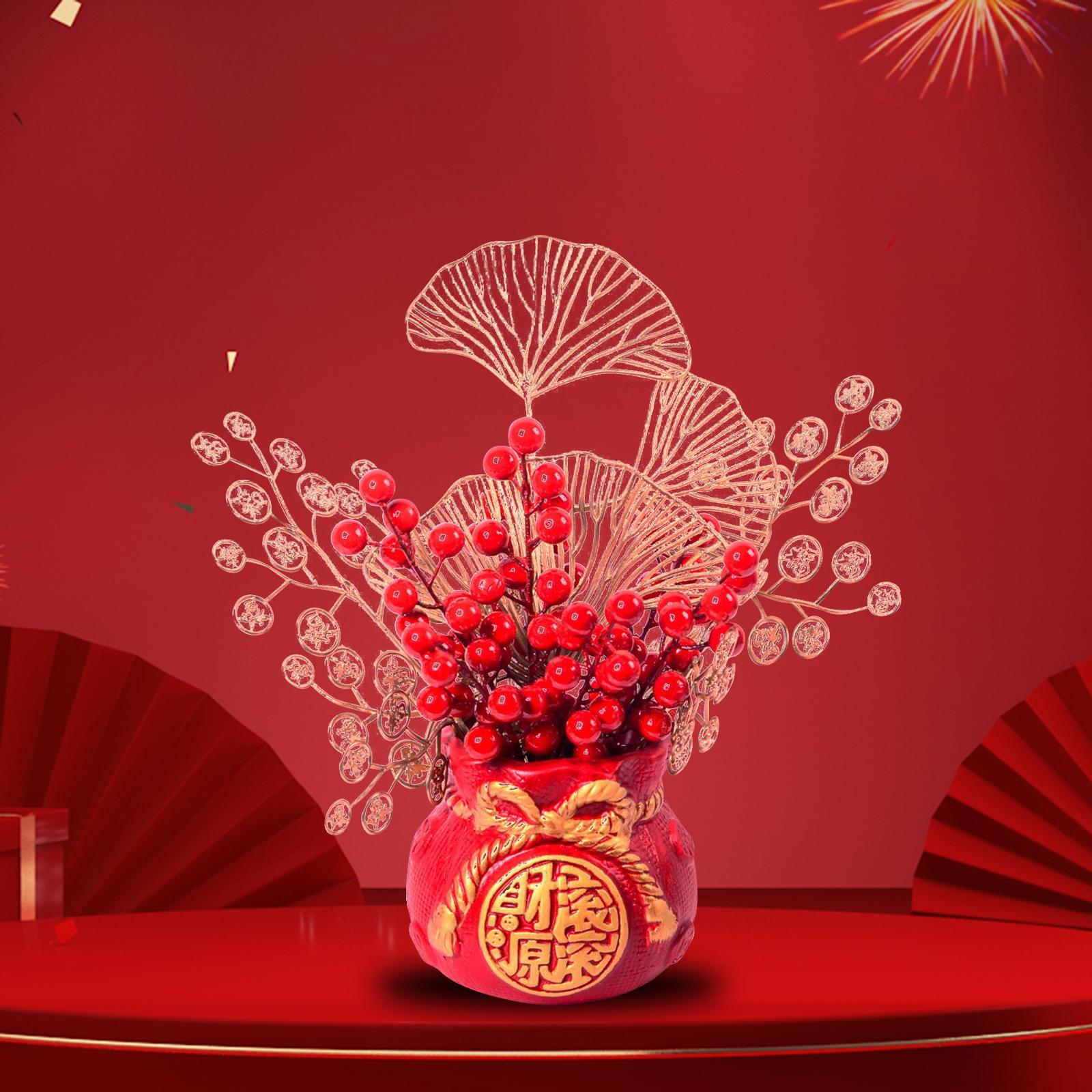 Traditional Chinese New Year Pendant Photo Prop for New Year Party Ornament