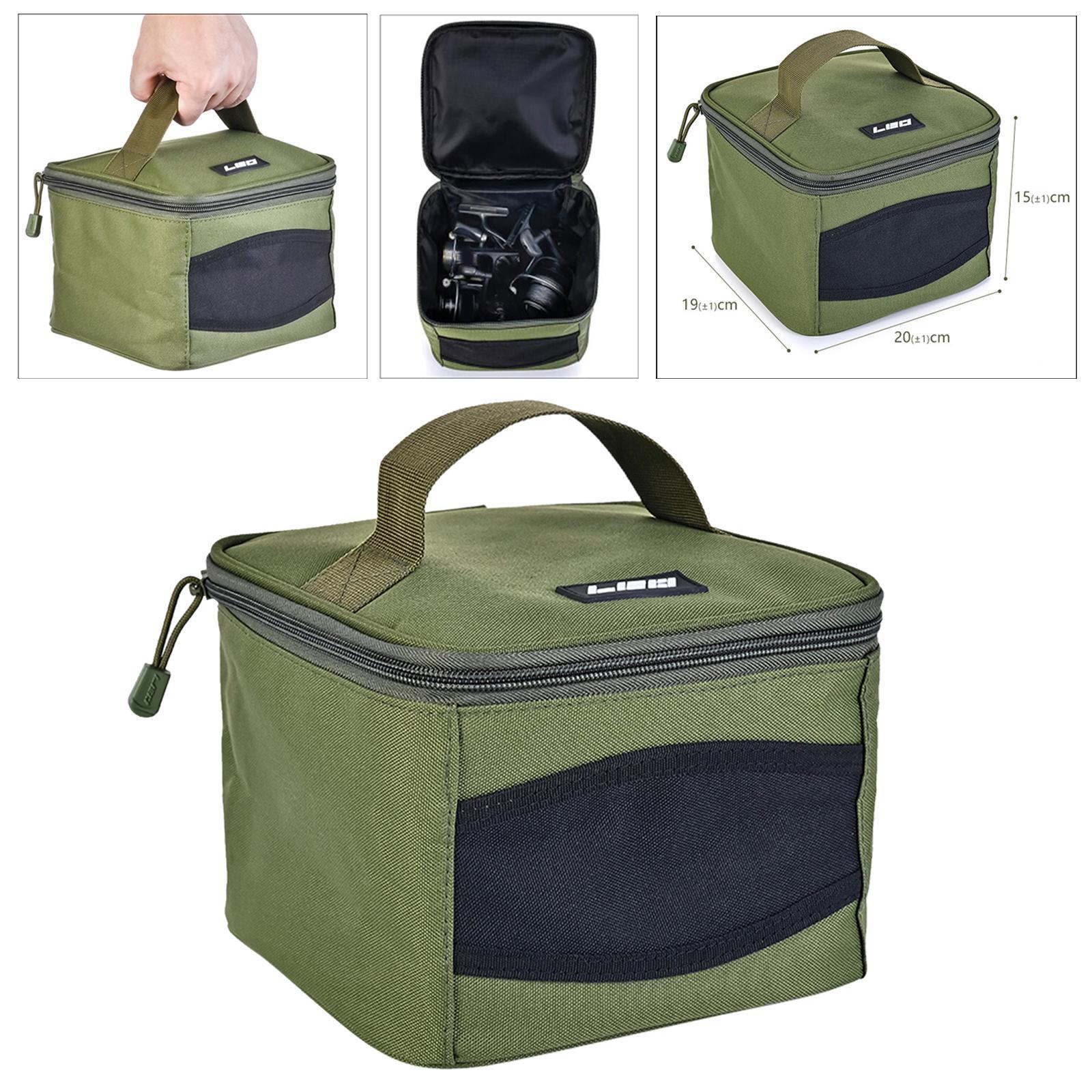 Portable Fishing Reel Storage Bag Pouch Fishing  Pack for Camping