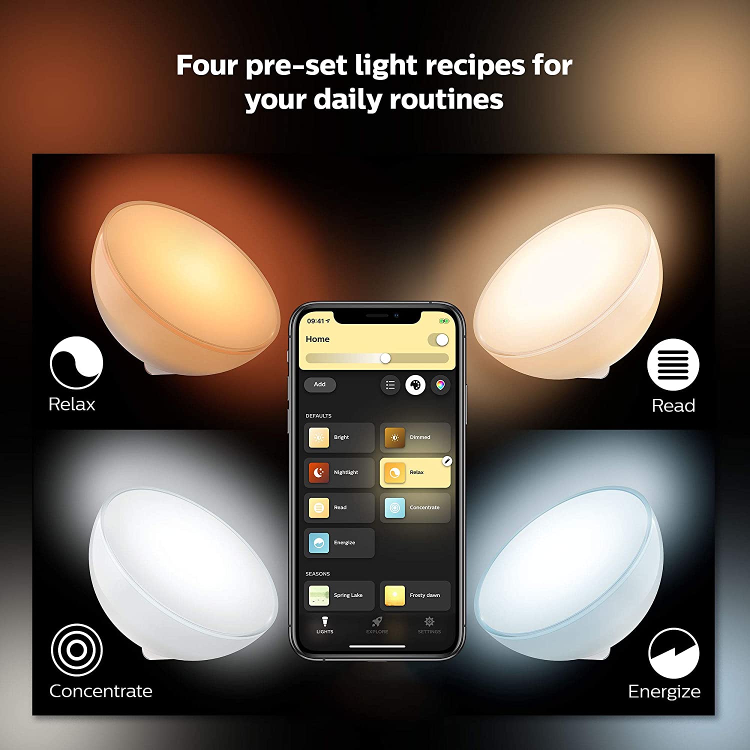 Đèn bàn thông minh Philips Hue Go Portable Color Ambiance Bluetooth