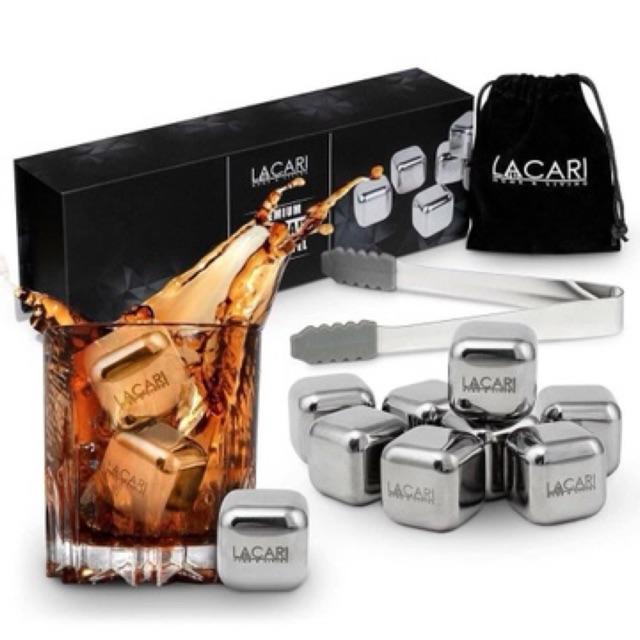 Set 8 viên đá inox, đá vĩnh cửu LACARI