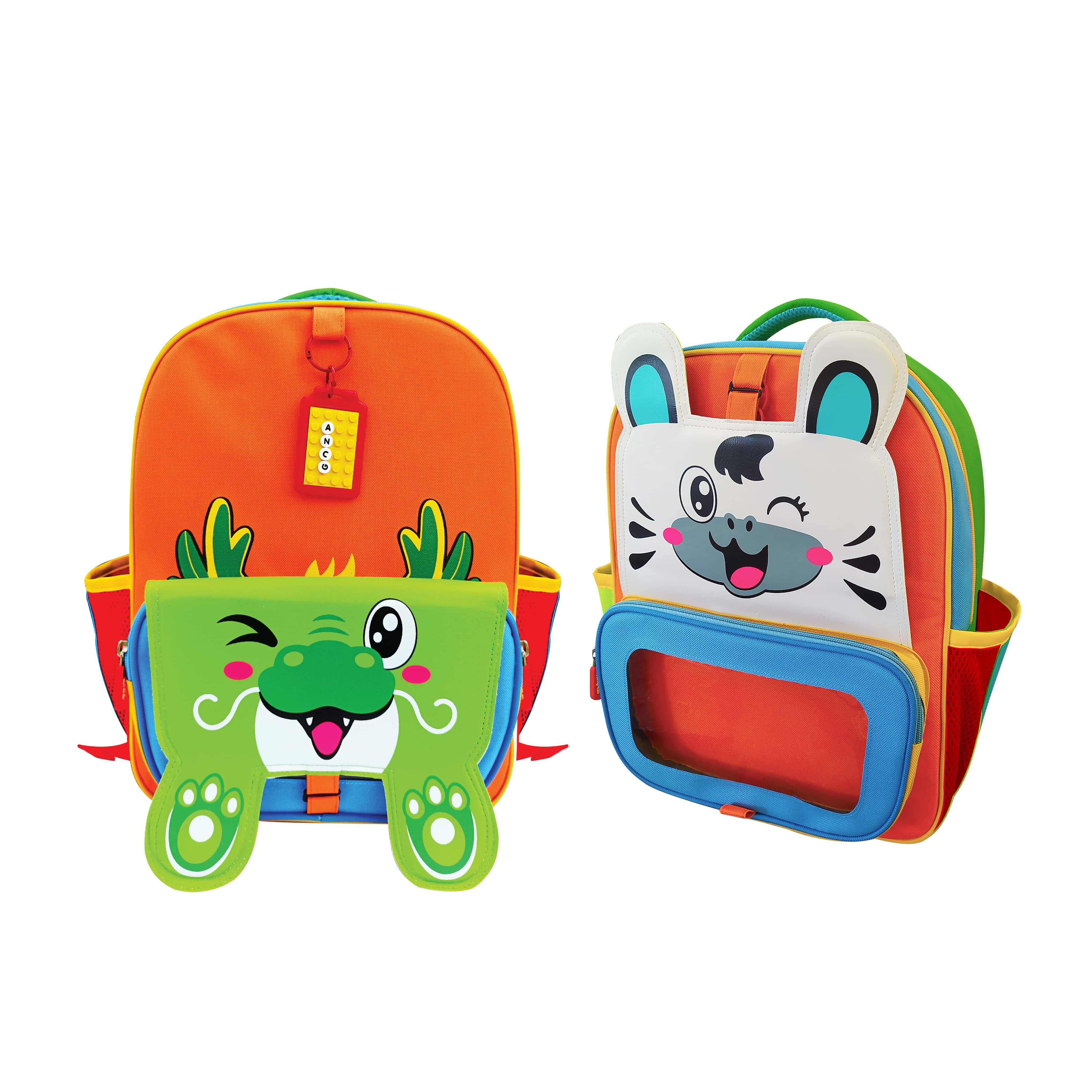 Combo Balo Sáng Tạo TOONYKIDS Cá Nhân Hóa và Bình Nước Rồng Ngựa TN00423-005 [Tặng Kèm Sticker]