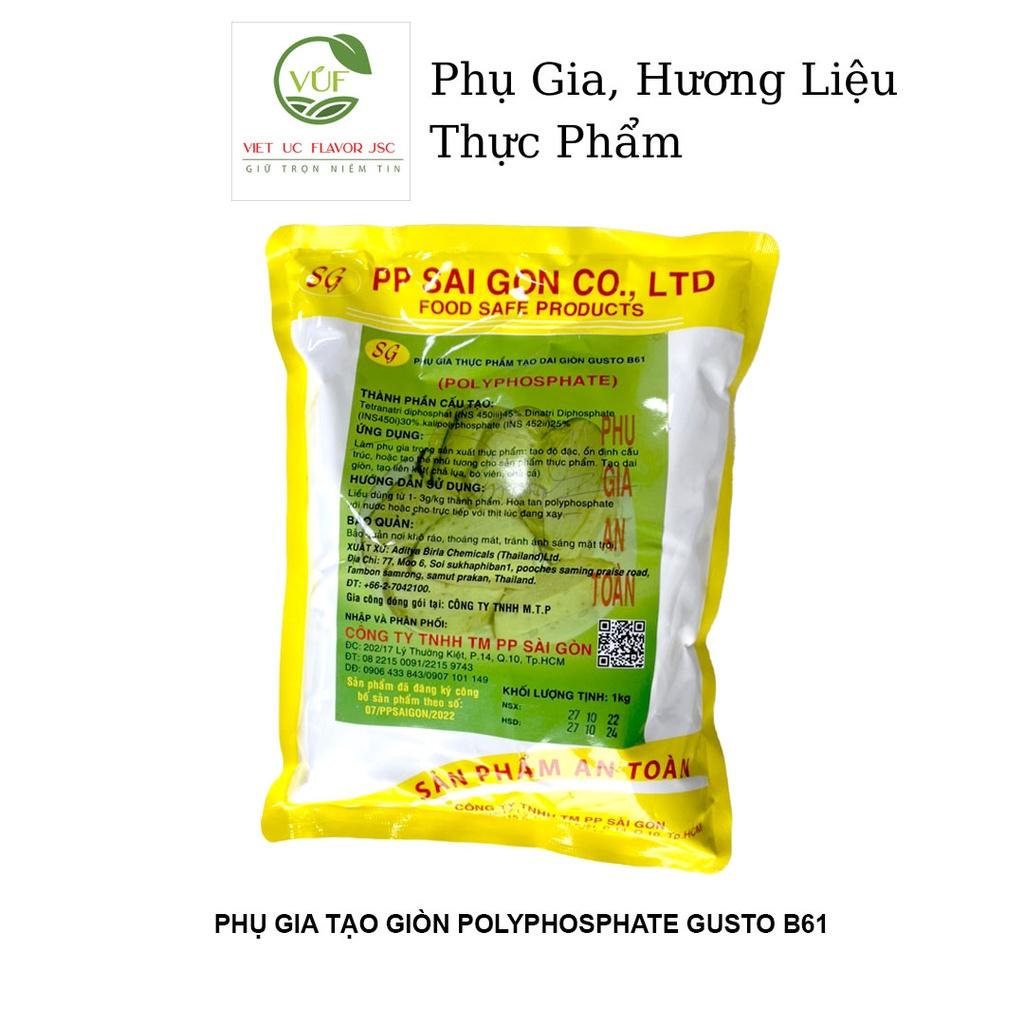 Phụ Gia Thực Phẩm | Chất Tạo Giòn POLYPHOSPHATE GUSO B61 |Thay Thế Hàn The | Vietuc Jsc