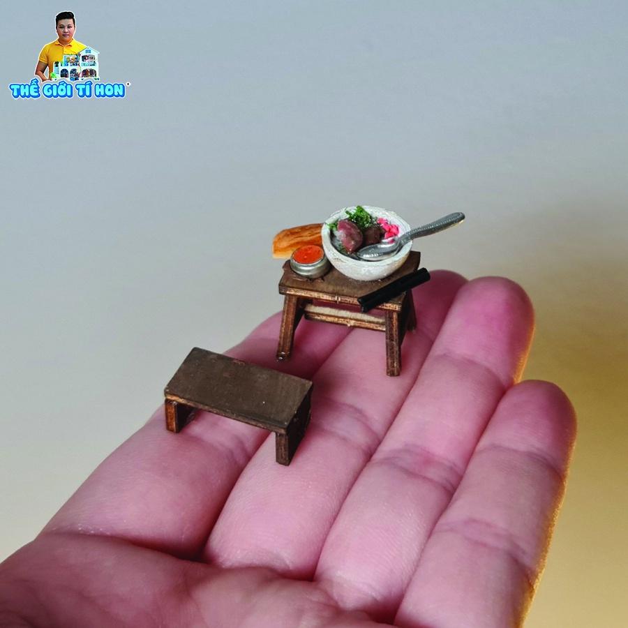 Mô Hình Xe Hàng Rong Sài Gòn Xưa Tí Hon - Thế Giới Tí Hon- GÁNH CHÁO LÒNG HR19