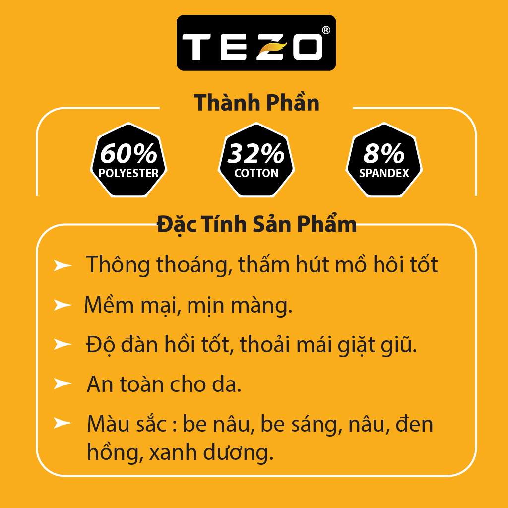 Áo thun tăm nữ cao cấp TEZO cổ 3 phân tay dài body 6 màu tươi trẻ thích hợp cho mùa thu đông