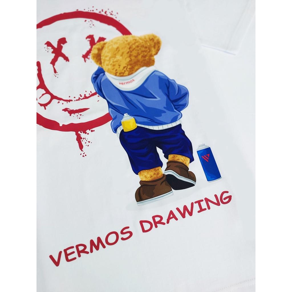 Áo Thun Vermos Teddy Drawing White