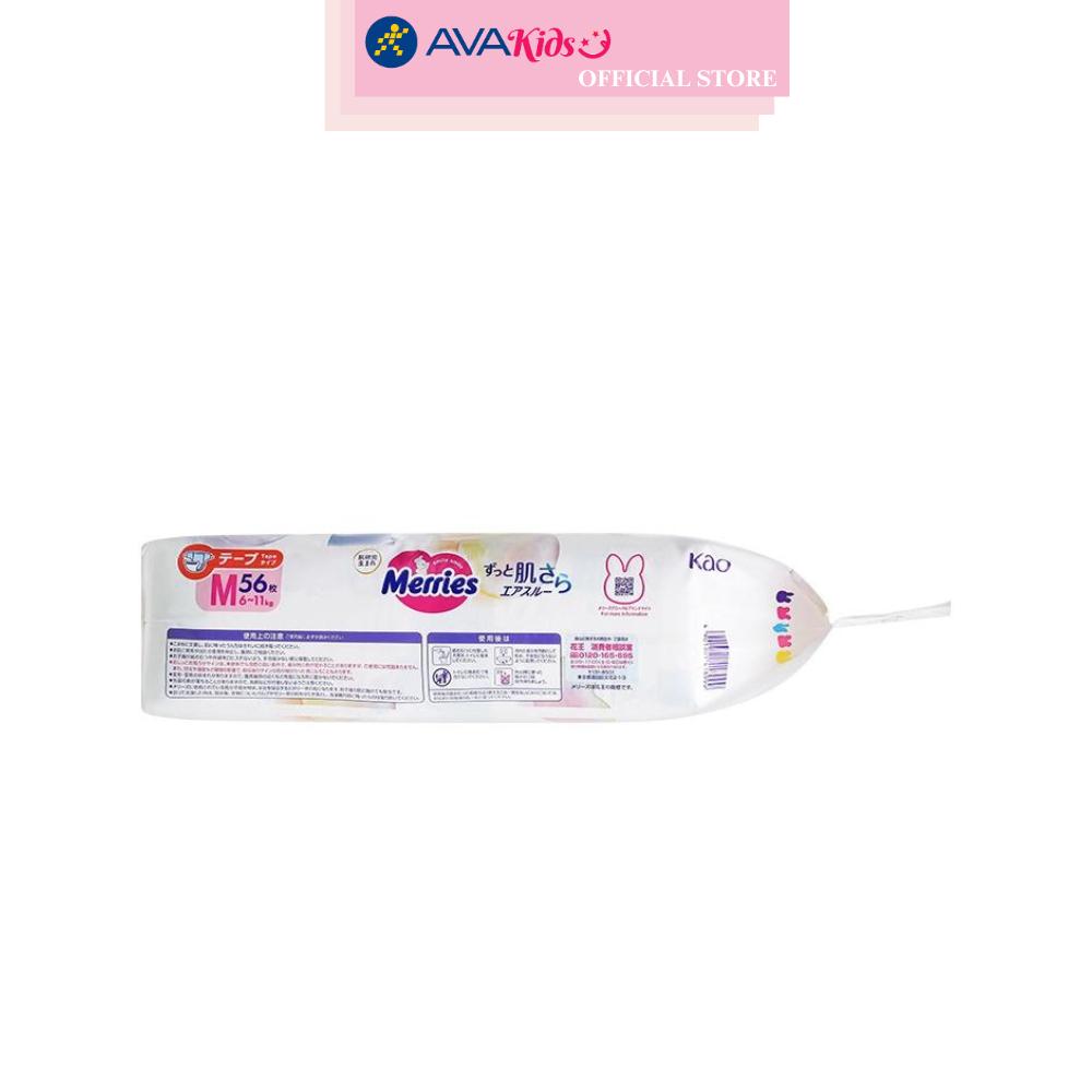 Tã dán Merries size M 56 miếng (6 - 11 kg)
