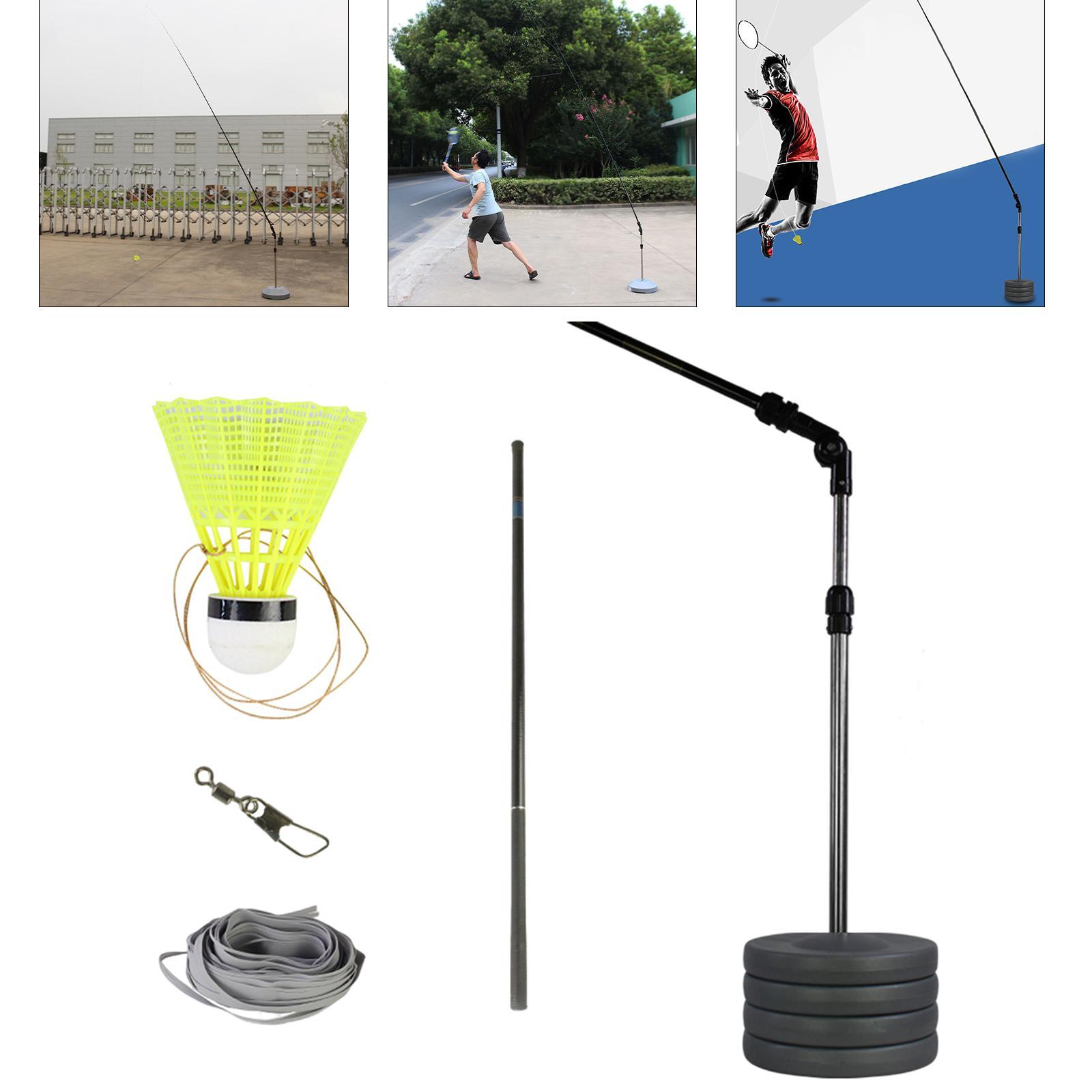 Badminton Trainer Device Portable Telescopic Professional Rebounds for Kids