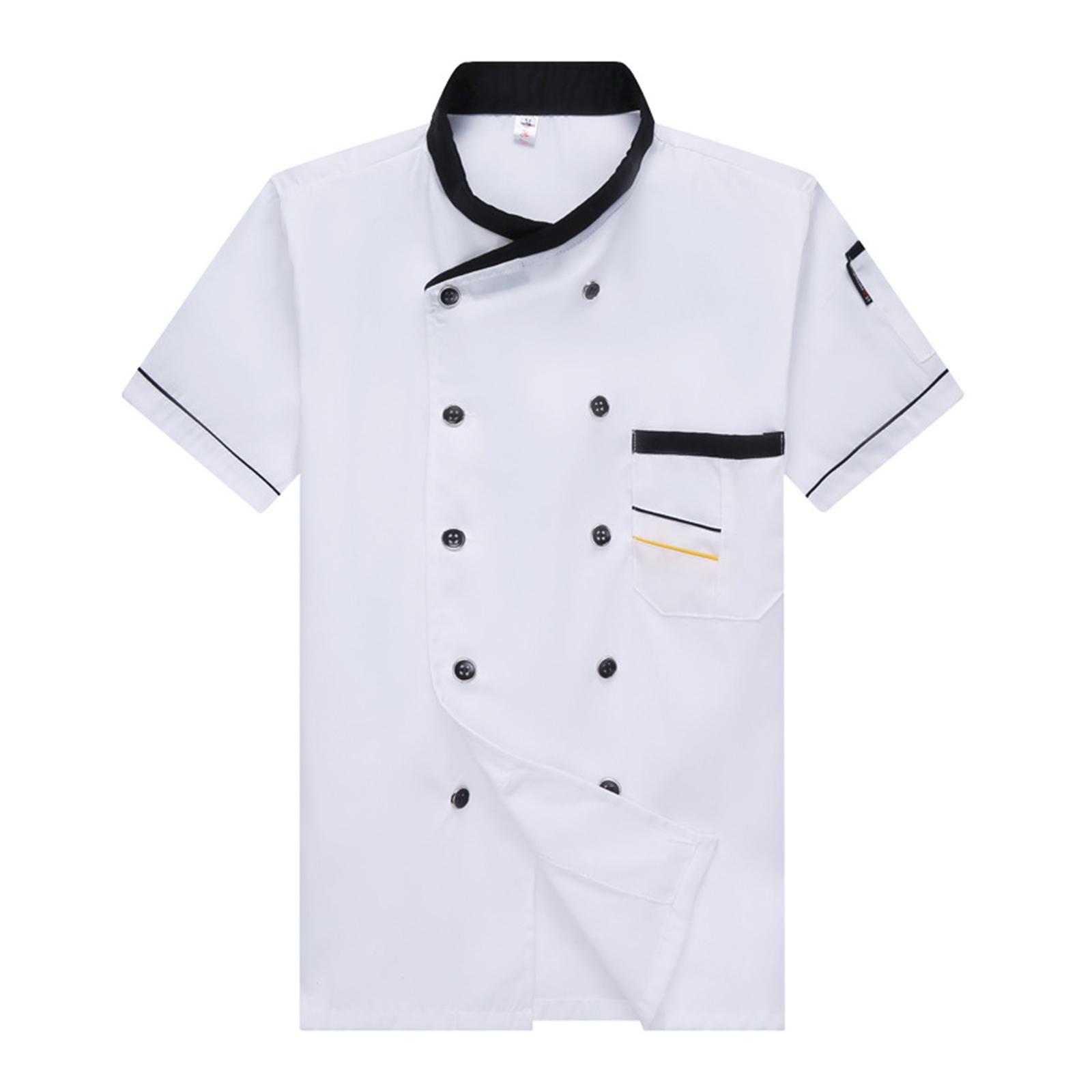Jacket Shirt Coat Men Women Clothes Work Wear for Cafe Cooking M
